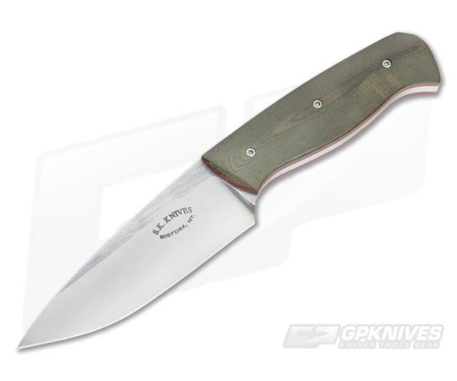 Steven Kelly Ranger 52100 Fixed Blade Green Micarta - CU-3413