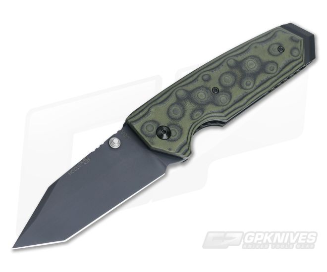 Hogue EX02 3.75" Tanto Green G-Mascus - HO-34248
