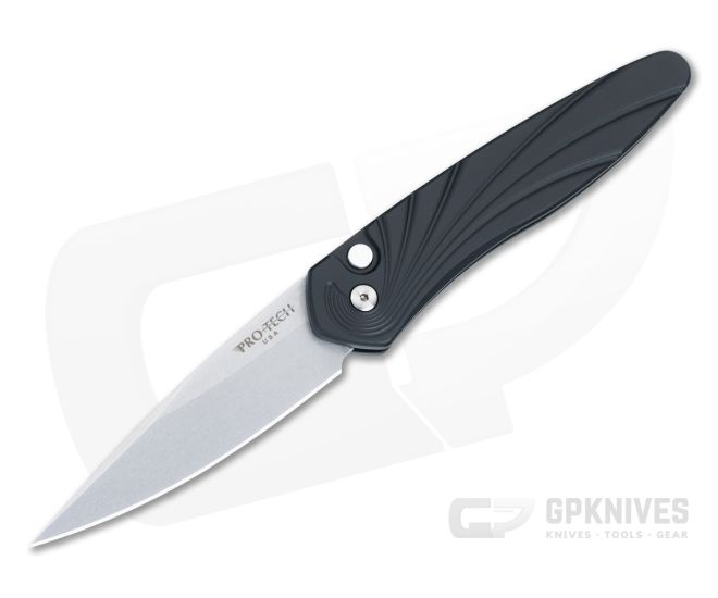 Protech Newport 3D Wave Stonewashed S35VN Automatic 3436 - PT-3436