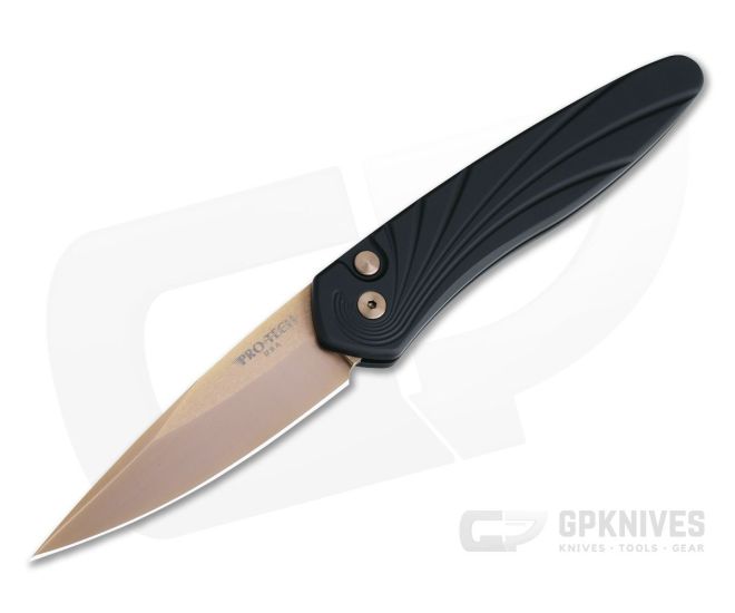 Protech Newport 3D Wave Rose Gold PVD S35VN Automatic 3437-RG - PT-3437-RG