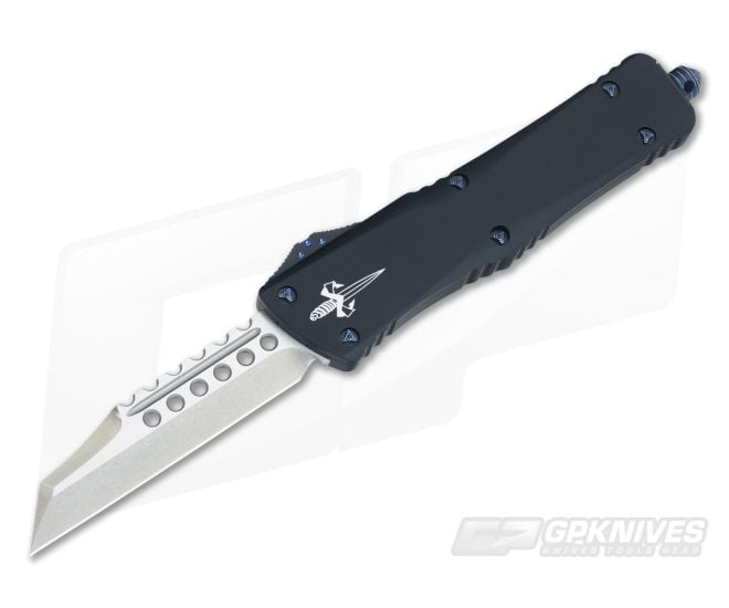 Marfione Custom Combat Troodon Warhound Stonewash M390 Automatic Knife - CU-3456
