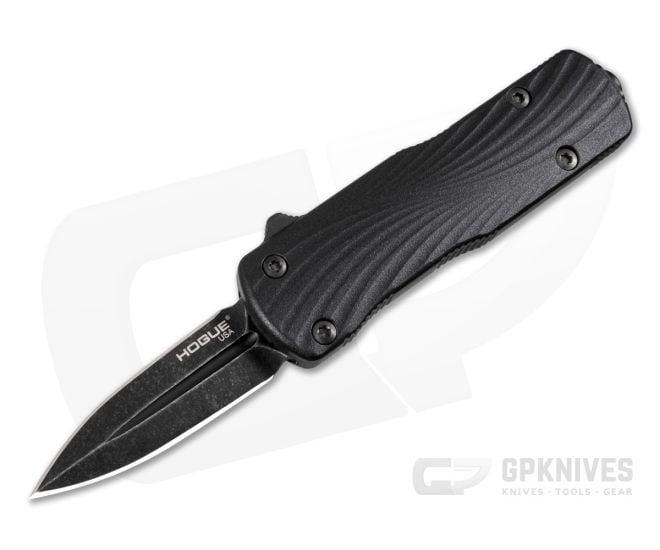 Hogue Micro Counterstrike MagnaCut Black Stonewash Polymer OTF Automatic Knife (1.95" Blade) 34706 - HO-34706