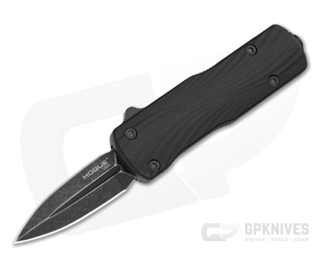 Hogue Micro Counterstrike MagnaCut Black Stonewash Polymer OTF Automatic Knife (1.95" Blade) 34706 - HO-34706