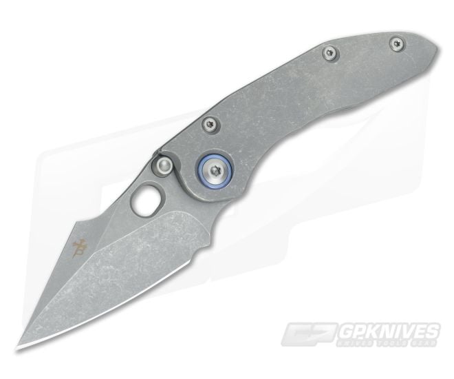 Borka Blades Mini Stitch Tumbled M390 Frame Lock - CU-3470