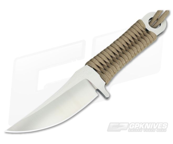 Borka Blades SBK-L M390 Fixed Blade with Tan Cord Wrap - CU-3474
