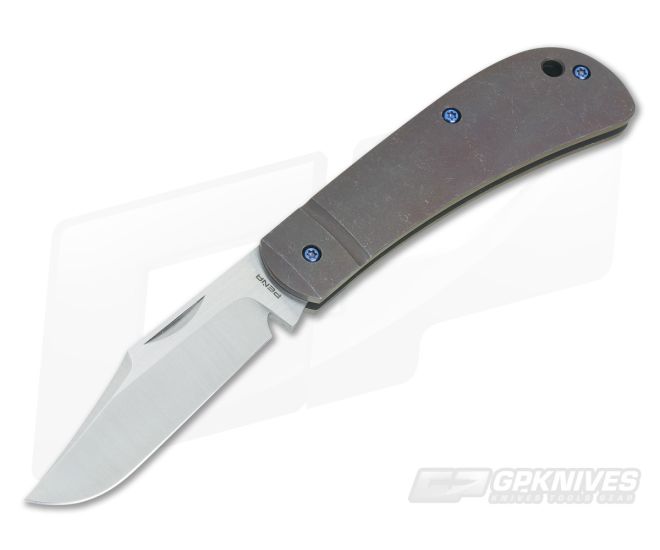 Enrique Pena Custom Lanny's Clip Point Titanium Slipjoint 3475 - CU-3475