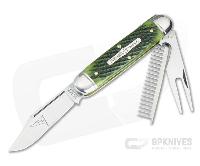 Tidioute #35 Fairway & Clubhouse Fairway Green Jigged Bone - GEC-351325-FGJB