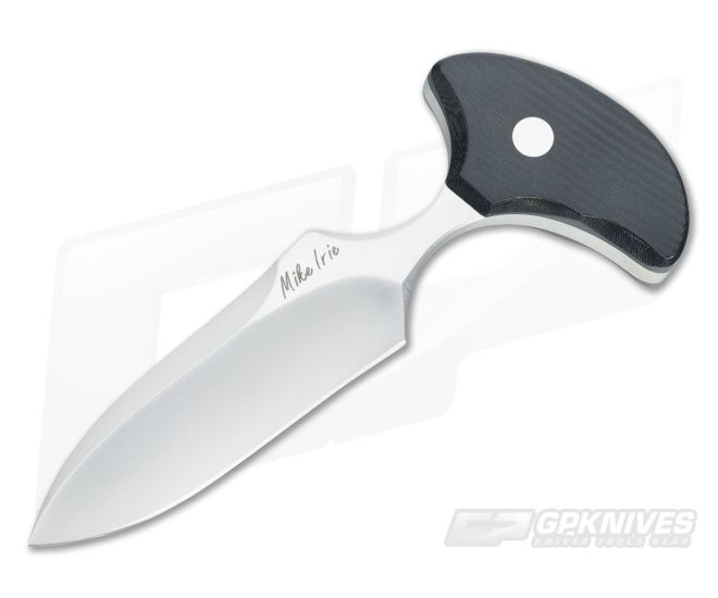 Mike Irie Version 3 Push Dagger Black Linen Micarta - CU-3531