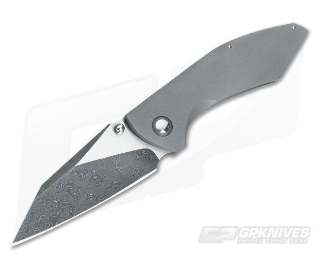 Medina Custom Knives Thumbstud Hellcat Raindrop Damascus - CU-3546