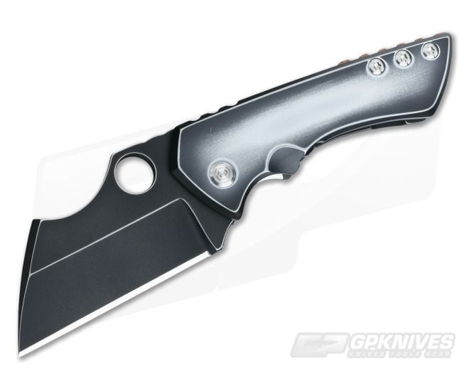 Sergey Rogovets Rhino Wharncliffe Black/White Frame Lock - CU-3550