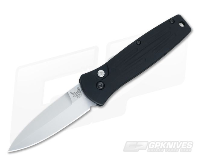 Benchmade 3551 Mini Stimulus Automatic Knife Satin Plain Edge - BM-3551