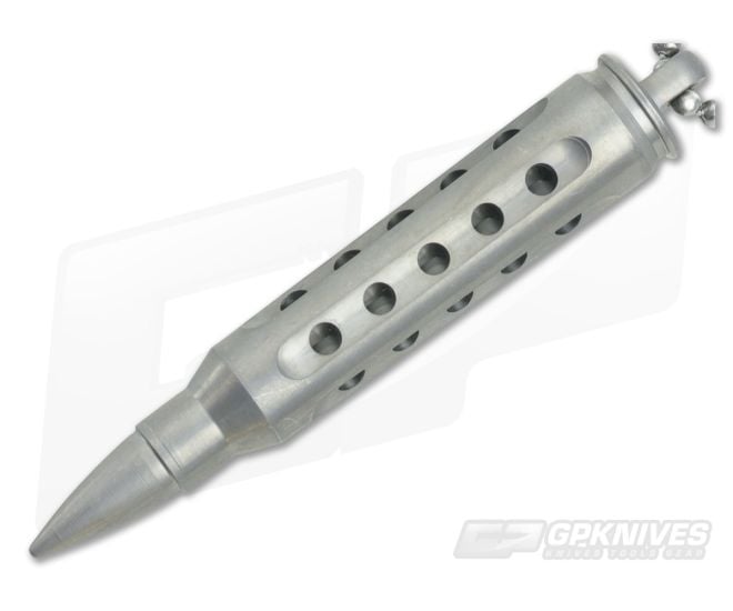 Steve Kelly .223 Bullet Dangler Titanium Key Chain Gun Metal Gray 3588 - CU-3588