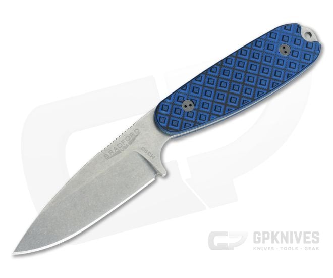 Bradford Guardian3.5 Black/Blue G10 Sabre Ground Stonewash M390 - BK-35S-013