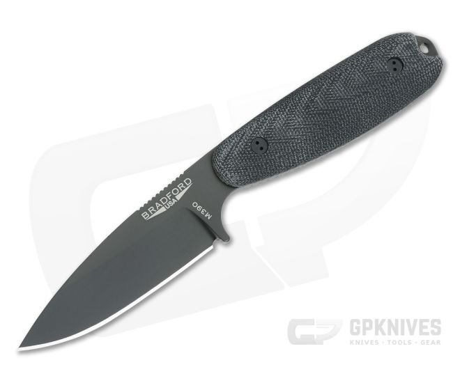 Bradford Guardian3.5 3D Black Micarta Sabre Ground DLC M390 - BK-35S-101B
