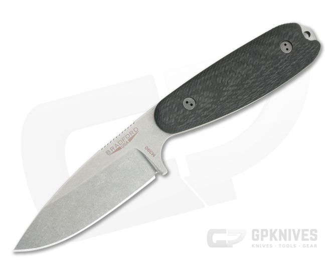 Bradford Guardian3.5 Sabre Ground Stonewashed M390 3D Micro Textured Carbon Fiber - BK-35S-114-M390