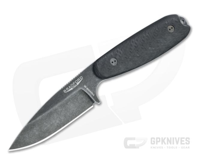 Bradford Guardian3.5 Sabre Grind Nimbus Vanadis 4E 3D Carbon Fiber Fixed Blade - BK-35S-114N-V4E