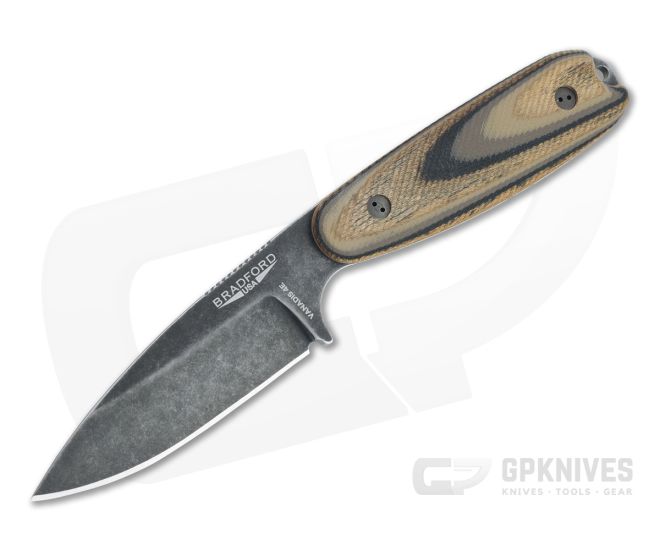 Bradford Guardian3.5 Sabre Grind Nimbus Vanadis 4E 3D G-Wood Fixed Blade - BK-35S-115N-V4E