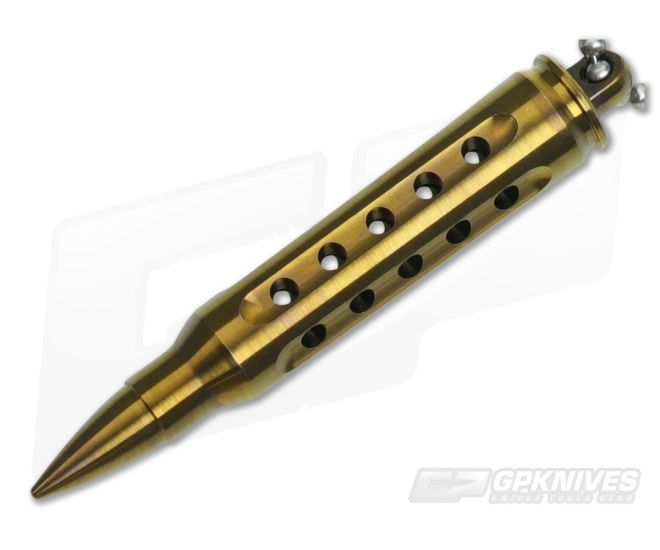 Steve Kelly .223 Bullet Dangler Titanium Key Chain Bronze 3603 - CU-3603