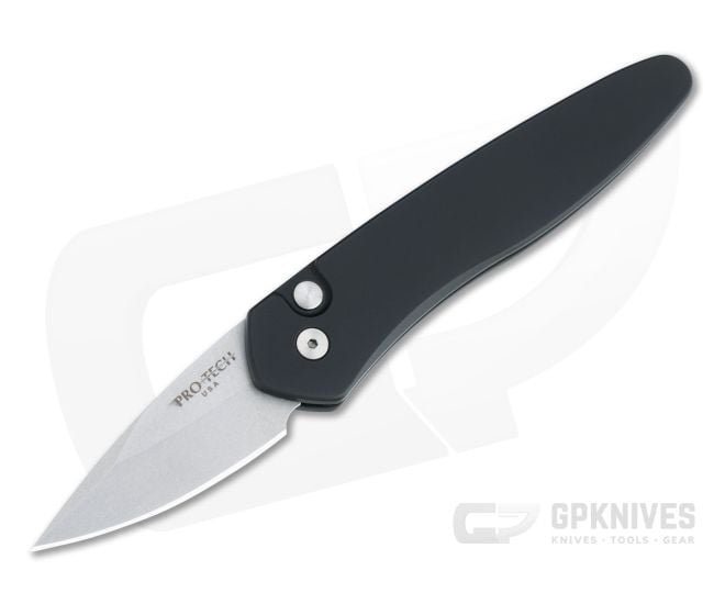 Protech Half-Breed Stonewashed S35VN Black California Legal Automatic 3605 - PT-3605