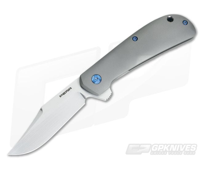 Enrique Pena Custom Lanny's Clip Flipper Titanium Mokuti Clip - CU-3607