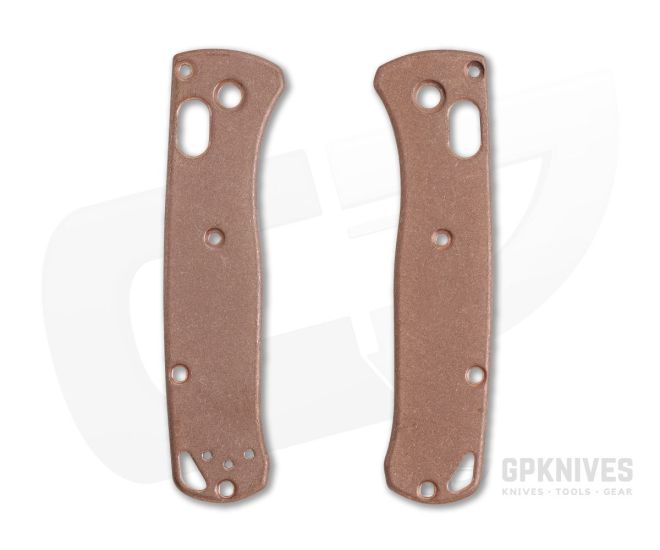 Flytanium Benchmade Mini Bugout Scales Antique Stonewashed Copper - FT-36503