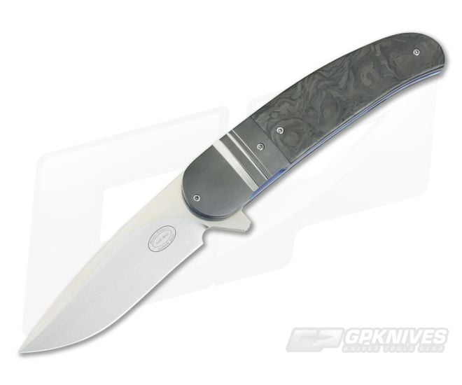 Herucus Blomerus LL 06 Marble Carbon Fiber Liner Lock Folder - CU-3700