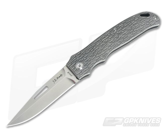 JE Made Loveless New York Special Slip Joint Beadblast Jigged S35VN - CU-3728