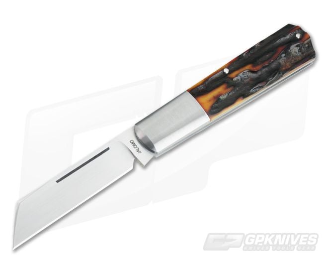 Pepe Jalomo Custom Stag Barlow CPM154 Wharncliffe Slip Joint - CU-3742