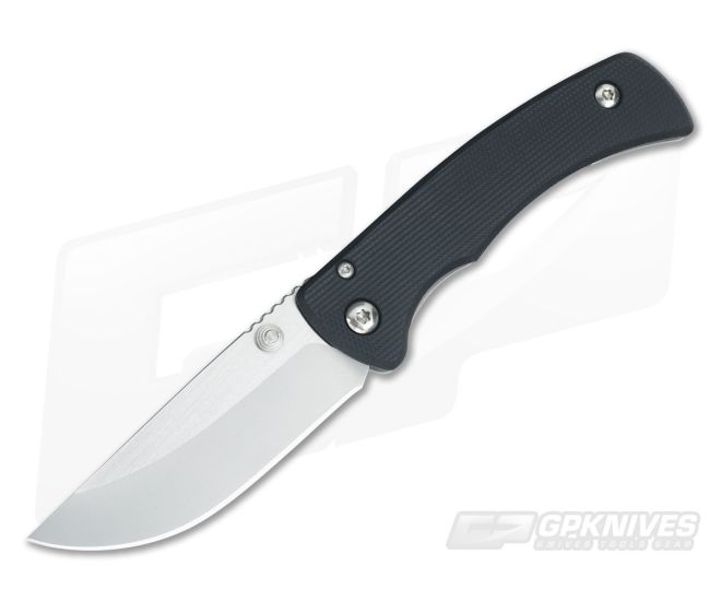 Chuck Richards Counselor 2.0 Titanium Frame Lock Black G10 CPM-3V - CU-3749