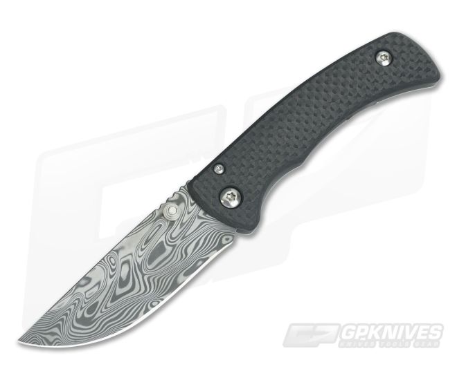 Chuck Richards Counselor 2.0 Titanium Frame Lock Carbon Fiber Damasteel - CU-3750