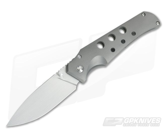 Jason Guthrie Custom Scout Full Titanium Frame Lock Satin M390 Drop Point - CU-3752