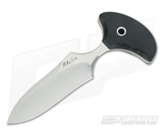 Mike Irie Version 3 Push Dagger CPM-154 Black Canvas Micarta - CU-3771
