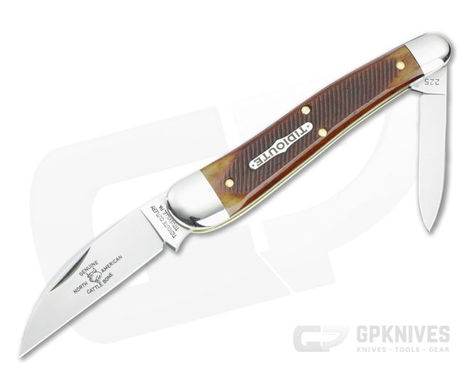 Tidioute #38 Campfire Whittler Burnt Orange Sawcut Bone - GEC-380225-BOSB