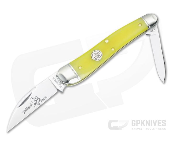 Northfield #38 Campfire Whittler Smooth Yellow Rose Bone - GEC-380225-SYRB