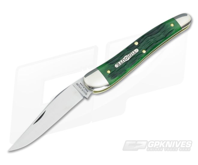 Tidioute Cutlery #38 Special Tractor Green Bone - GEC-381117-TGJB