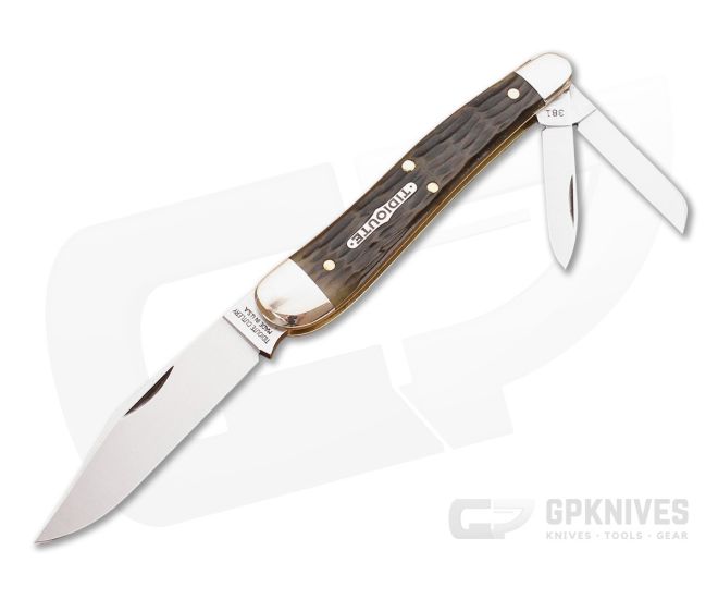Tidioute Cutlery #38 Grinling Whittler Old Green Jig Bone - GEC-381315-OGJB