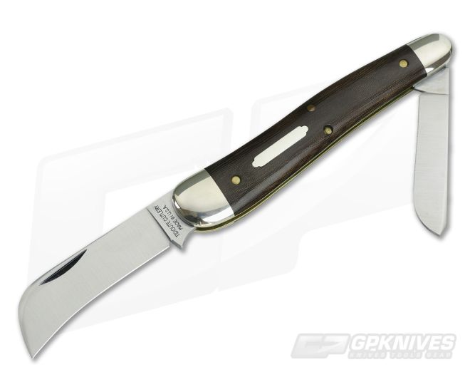 Tidioute #38 John Chapman OD Green Linen Micarta - GEC-383215-GLM