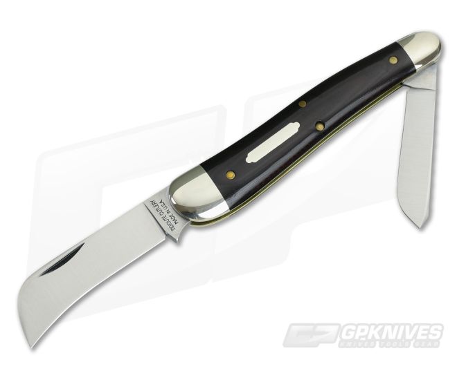 Tidioute #38 John Chapman Maroon Linen Micarta - GEC-383215-MLM