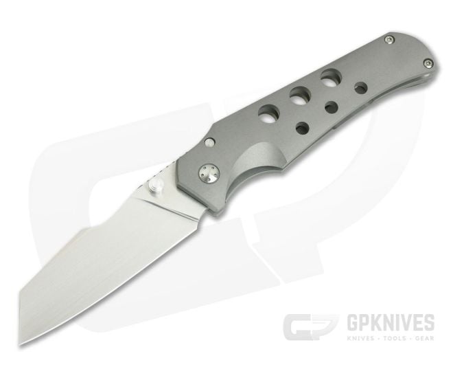 Jason Guthrie Custom Scout Full Contoured Titanium Frame Lock M390 Wharncliffe - CU-3924