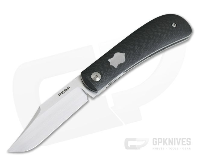 Enrique Peña Custom Lanny's Clip Front Flipper Carbon Fiber - CU-3956