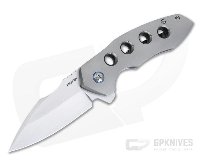 Enrique Peña Custom Rhino V2 Titanium Frame Lock Flipper - CU-3960