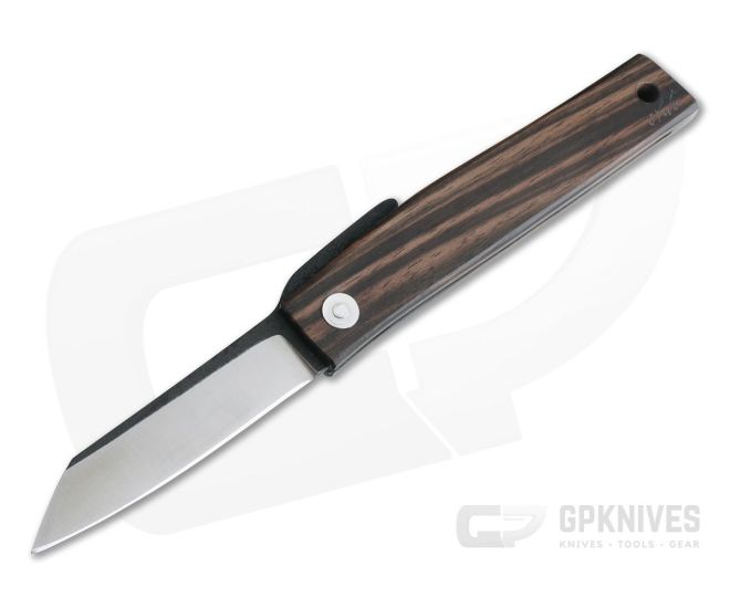 Hiroaki Ohta Knives OFF FK7 Ebony Wood Friction Folder 3990 - CU-3990