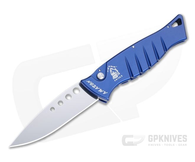 Piranha P3 Amazon Mirror 154CM Blue Button Lock Automatic - PRN-3B