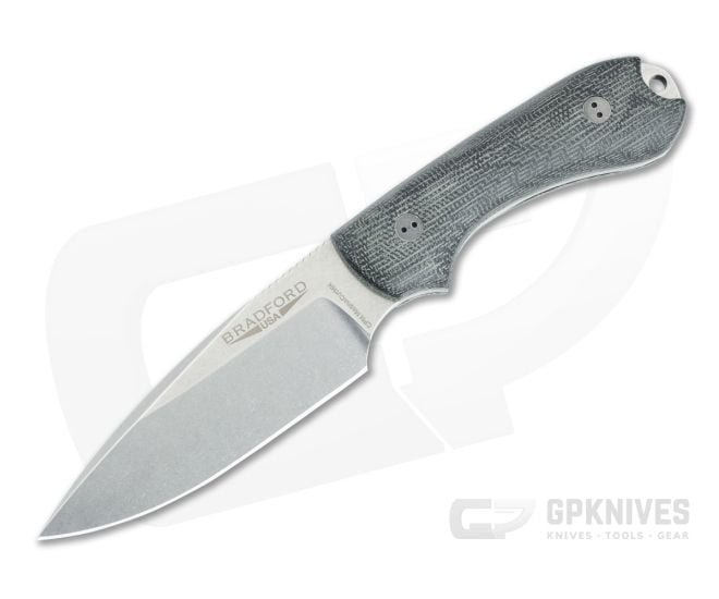 Bradford Guardian3 False Edge HH Magnacut 3D Black Micarta - BK-3FE-101-MCHH