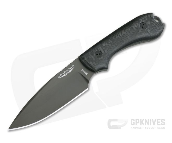 Bradford Guardian3 False Edge DLC M390 3D Carbon Fiber - BK-3FE-114B-M390