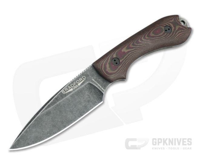 Bradford Guardian3 False Edge Nimbus HH Magnacut 3D Chocolate/Red Richlite - BK-3FE-118N-MCHH