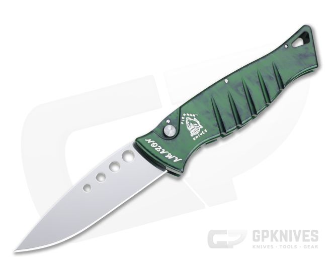 Piranha P3 Amazon Mirror 154CM Green Button Lock Automatic - PRN-3G