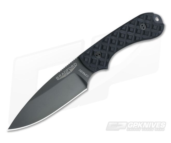 Bradford Knives Guardian3 Sabre Ground Black DLC 3V - BK-3S-001B-3V