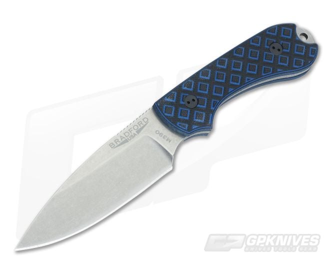 Bradford Guardian3 Black/Blue G10 Sabre Ground Stonewash M390 - BK-3S-013