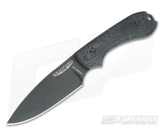 Bradford Guardian3 DLC Vanadis 4 Extra 3D Black Micarta Sabre Ground - BK-3S-101B-V4E